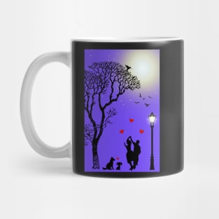 Couples dancing under the moon and Stars Mug